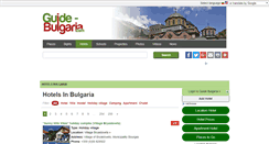 Desktop Screenshot of hotels.guide-bulgaria.com