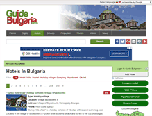 Tablet Screenshot of hotels.guide-bulgaria.com
